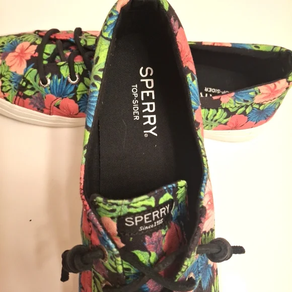 SPERRY TOP SIDER TROPICAL PRINT EUC - Picture 7 of 16